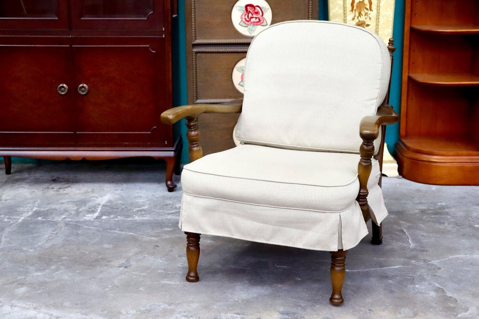 GMIH316A○飛騨産業 / HIDA キツツキ 穂高 1人掛けソファ アームチェア