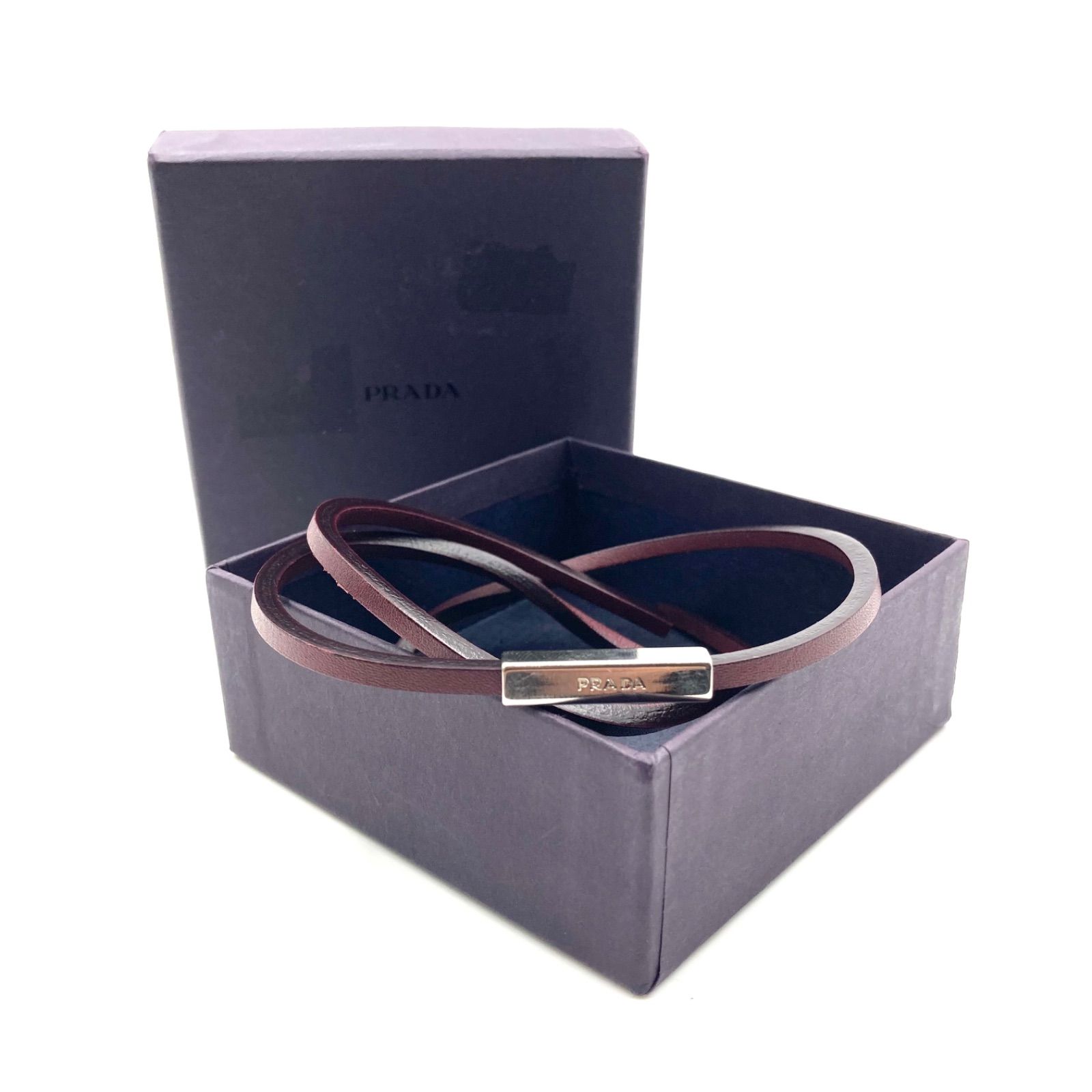 □美品□PRADA プラダ チョーカー ネックレス バングル ブレスレット 