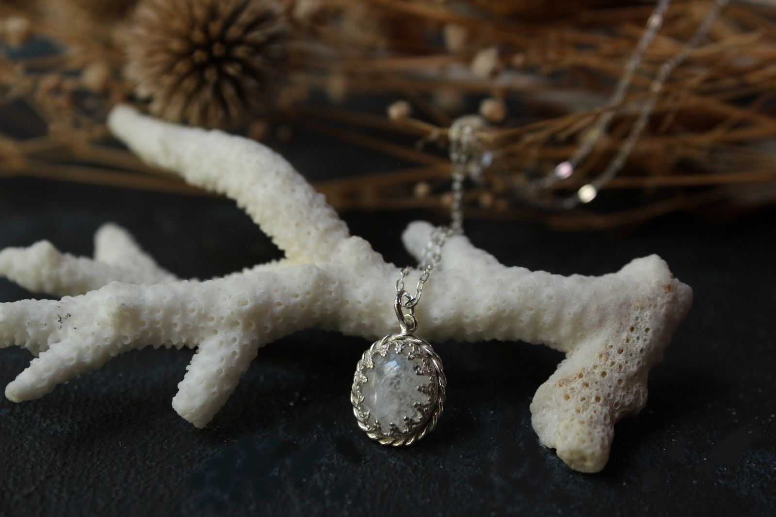  ハイアライトオパールのネックレス|silver|azur ネックレス ペンダント アクセサリー