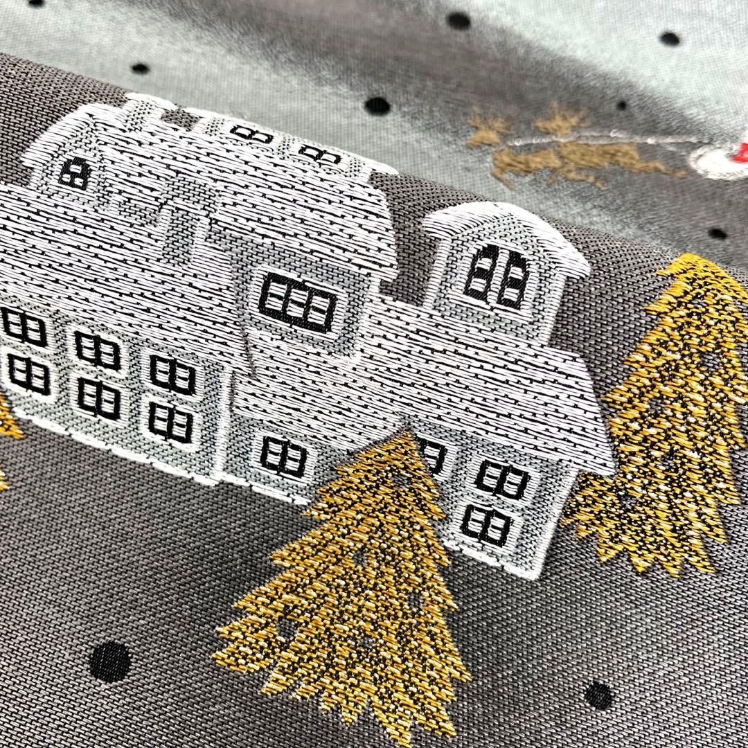  着物と帯 時流 N 25974 t◆京袋帯◆ サンタ 長尺 ♥ 名古屋帯 帯