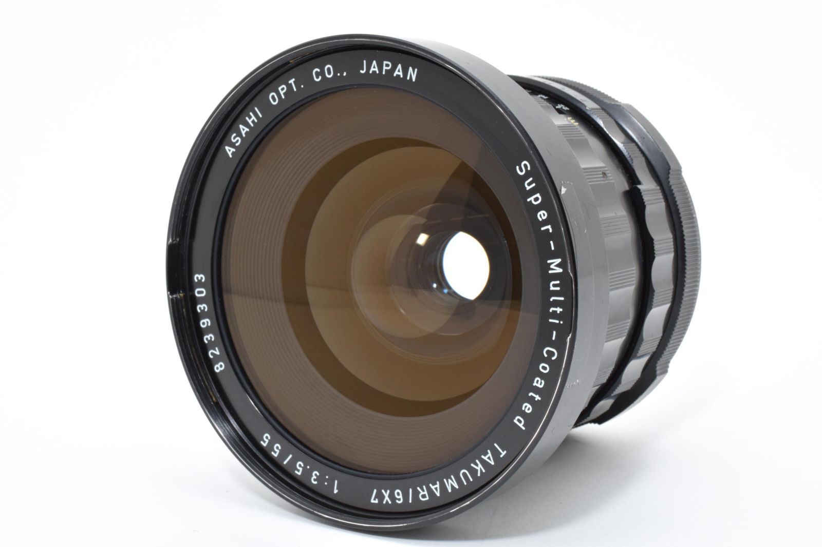 Pentax SMC Takumar 6 x 7 55 mm F 3 5 広角レンズ 中判67対応 光学 ペンタックス67 67 II用 動作品 リアキャップ付