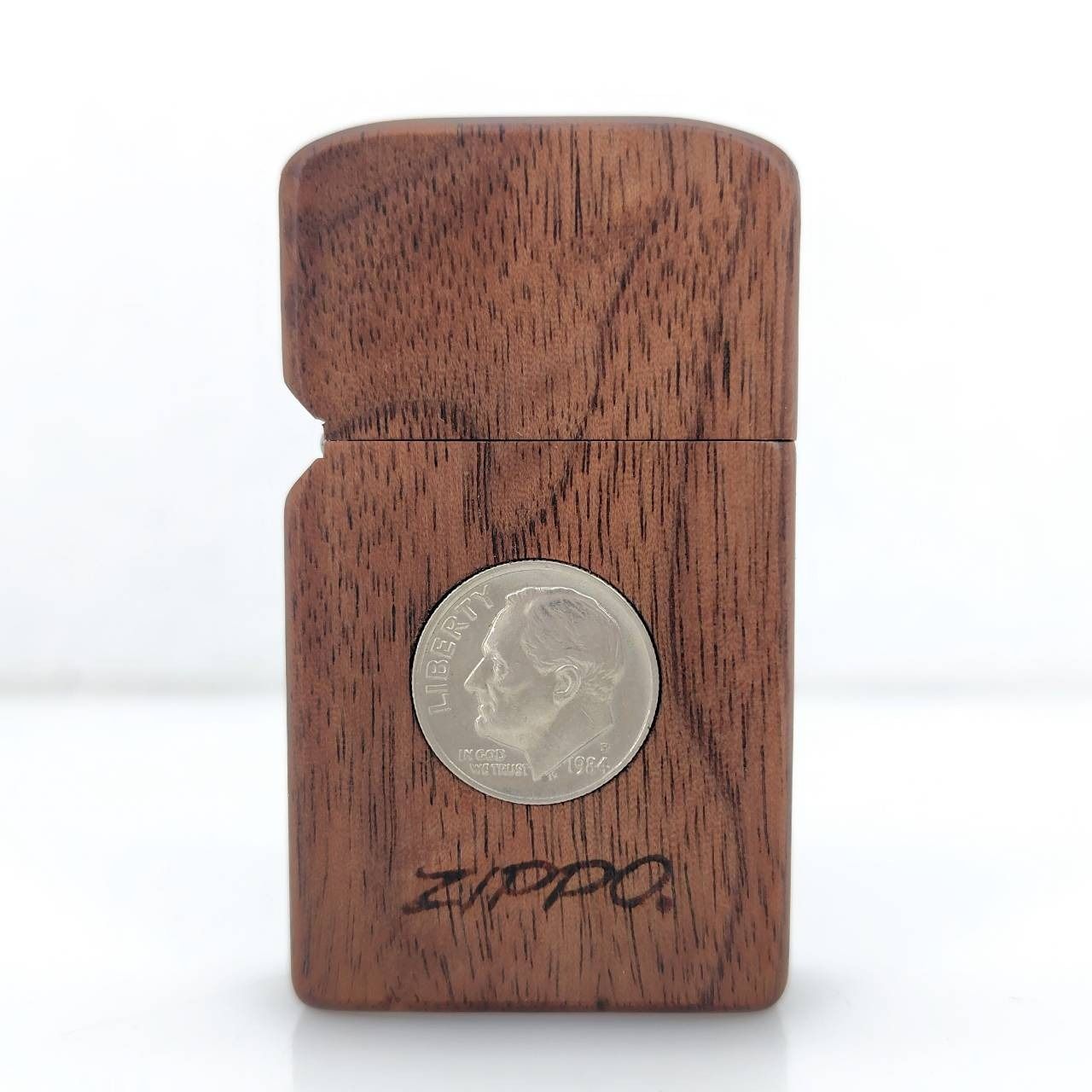 05w17476 ジッポ ZIPPO オイルライター スリムサイズ リバティコイン 天然ウッド メンズ ライター 【品】