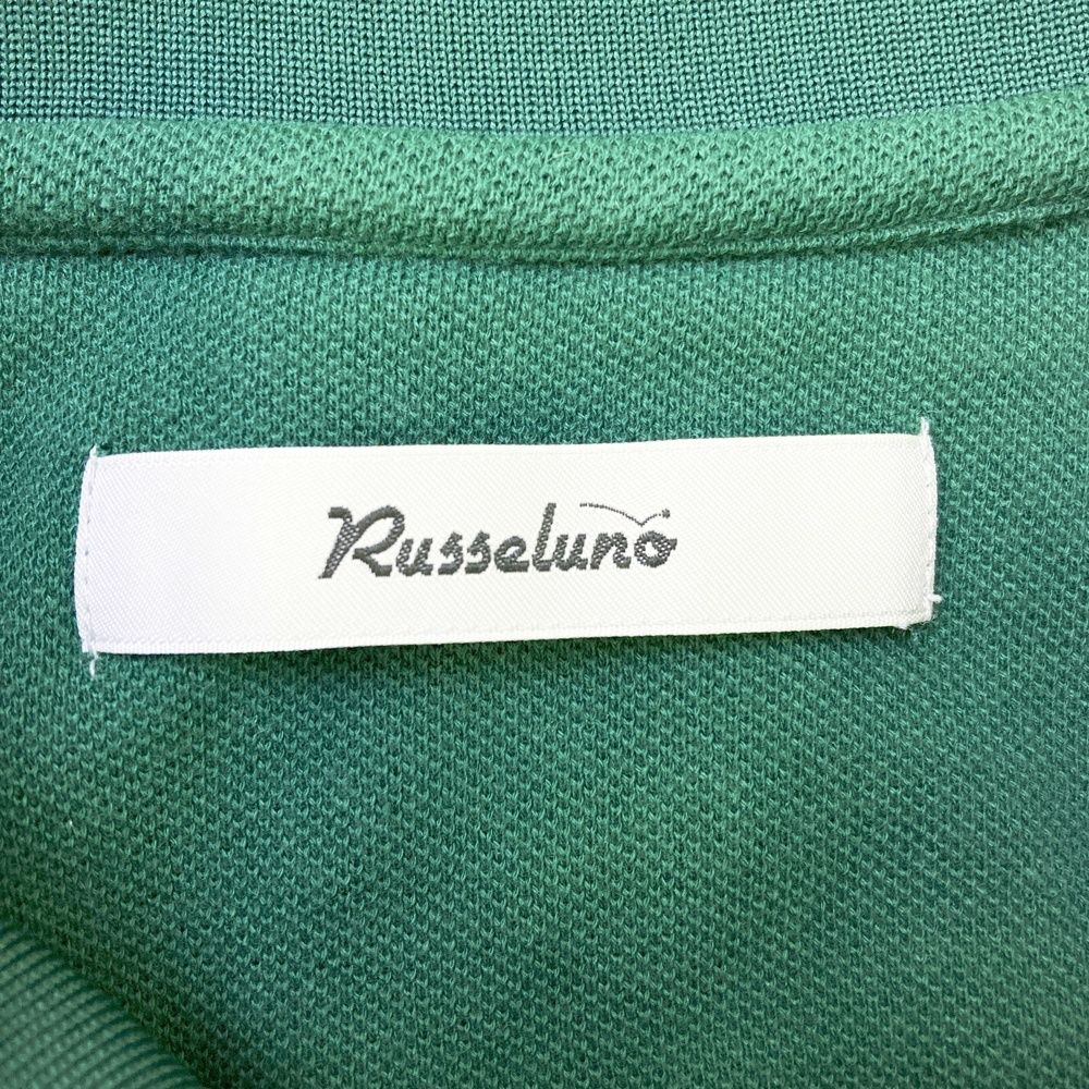 サイズ：6 RUSSELUNO ラッセルノ 半袖ポロシャツ ルチャ グリーン系