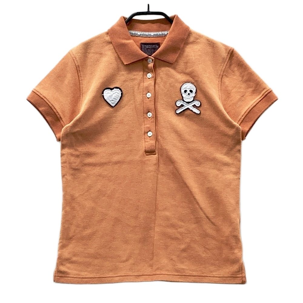 サイズ：S MARK&LONA マークアンドロナ 半袖ポロシャツ オレンジ系