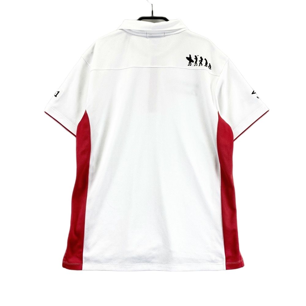 サイズ M ROUGH SWELL ラフアンドスウェル UMBRO 半袖ポロシャツ カモノハシ ホワイト系 ゴルフウェア メンズ ストスト