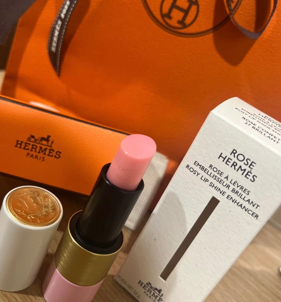 クリスマス&お正月特別割引//贈り物//新品◎HERMESエルメス リップ