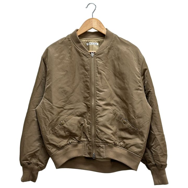 Plage プラージュ MA 1 MIDDLEブルゾン レディース ブラウン