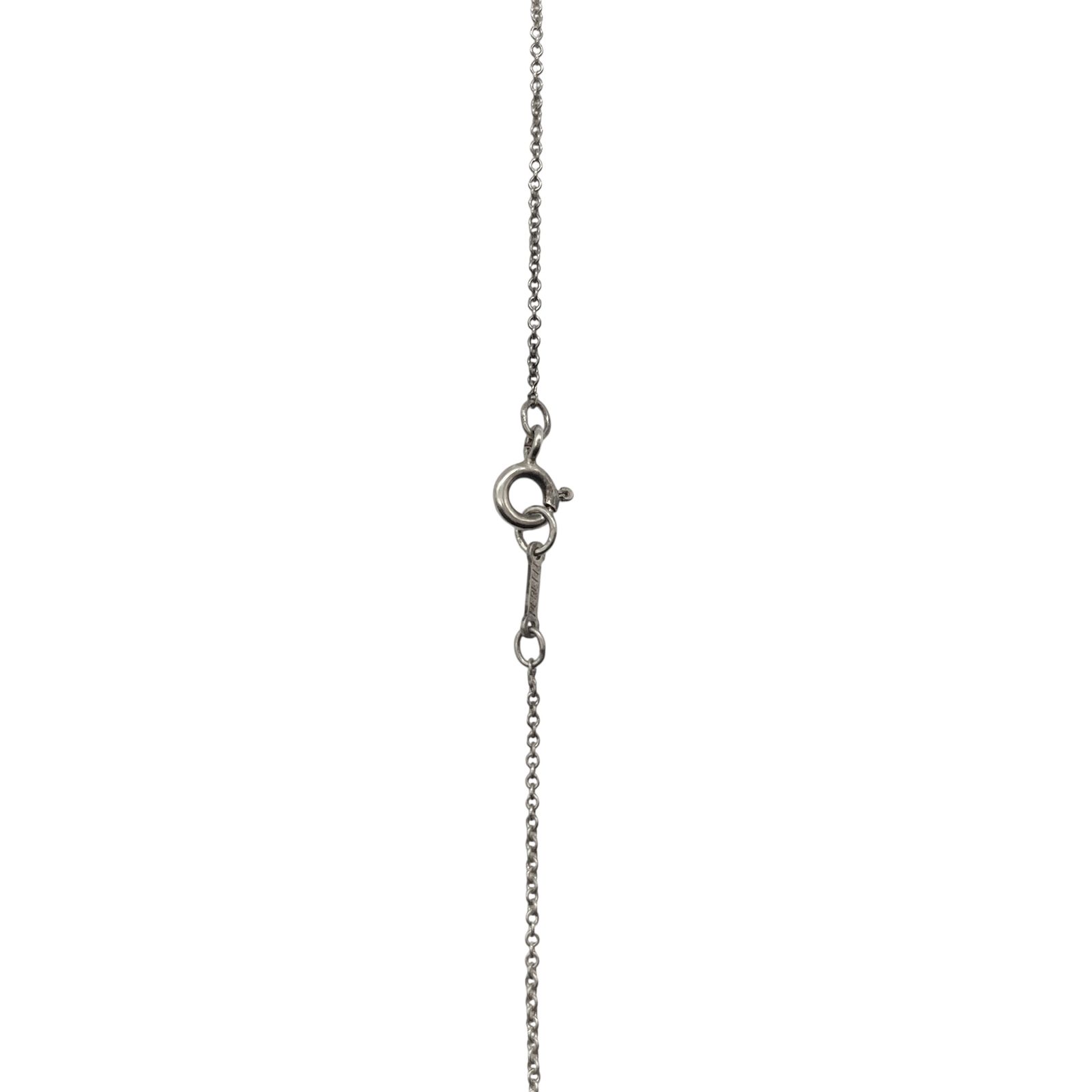 中古】TIFFANY&Co. ティファニー ティアドロップ ネックレス エルサ 