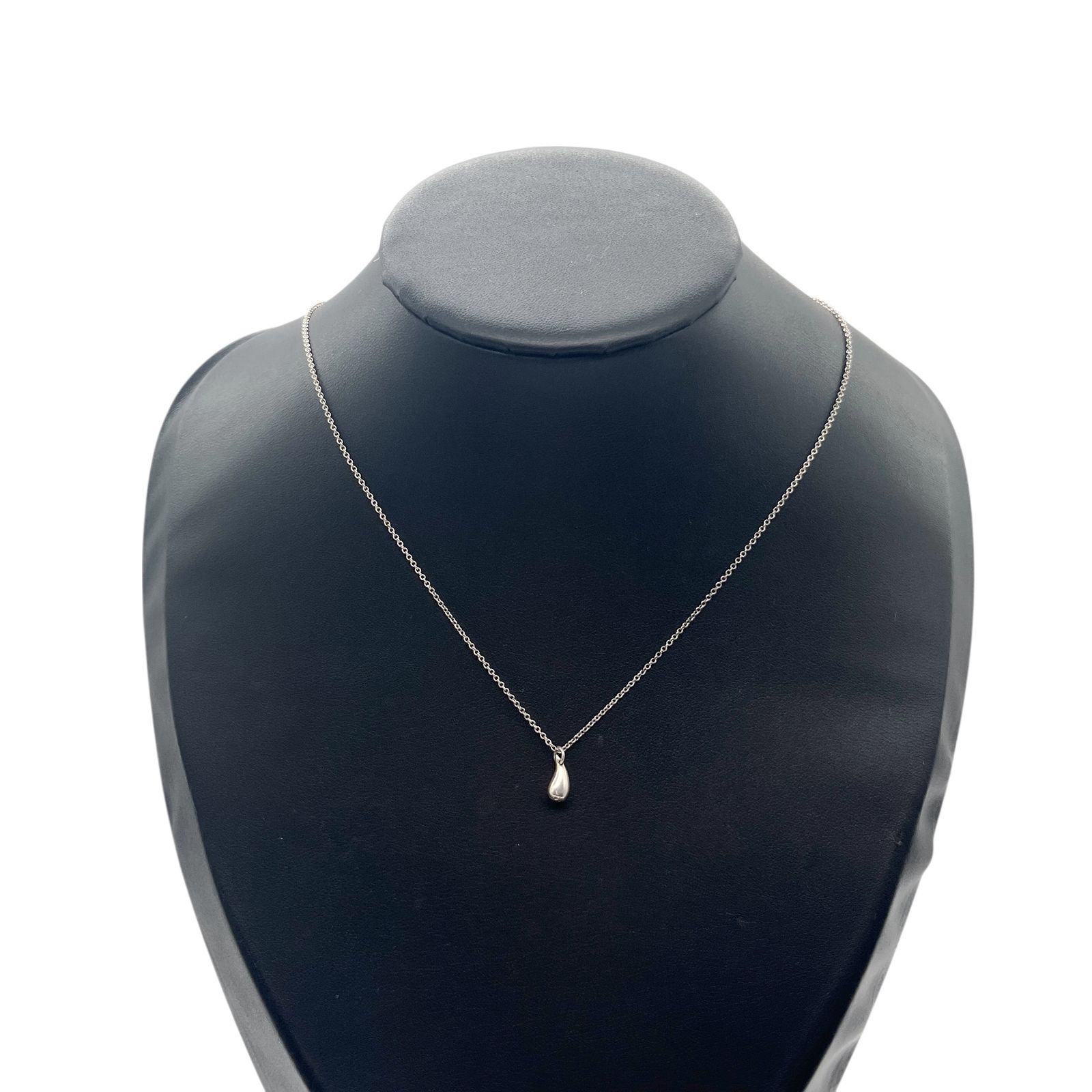 中古】TIFFANY&Co. ティファニー ティアドロップ ネックレス エルサ