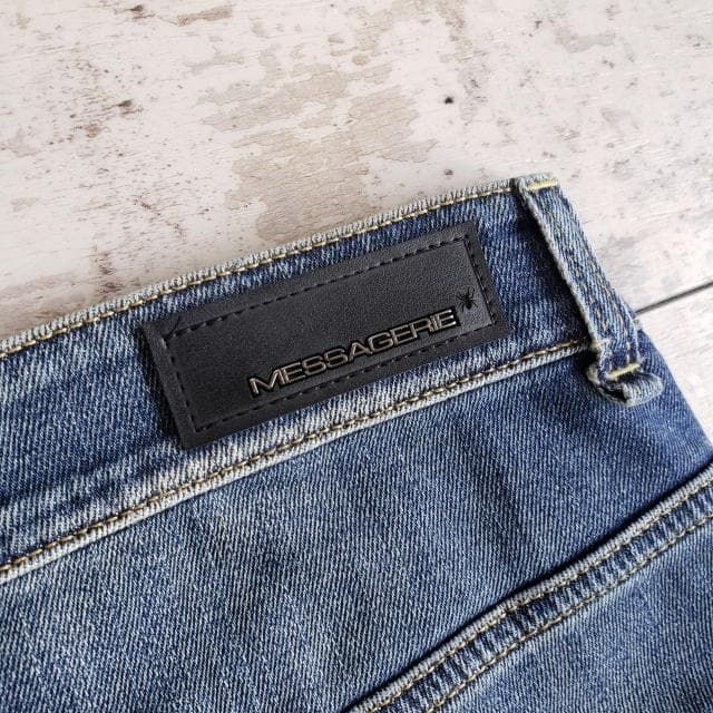 メッサジェリエ ☆ ダメージ加工 デニム パンツ 30 伊製 イタリア製