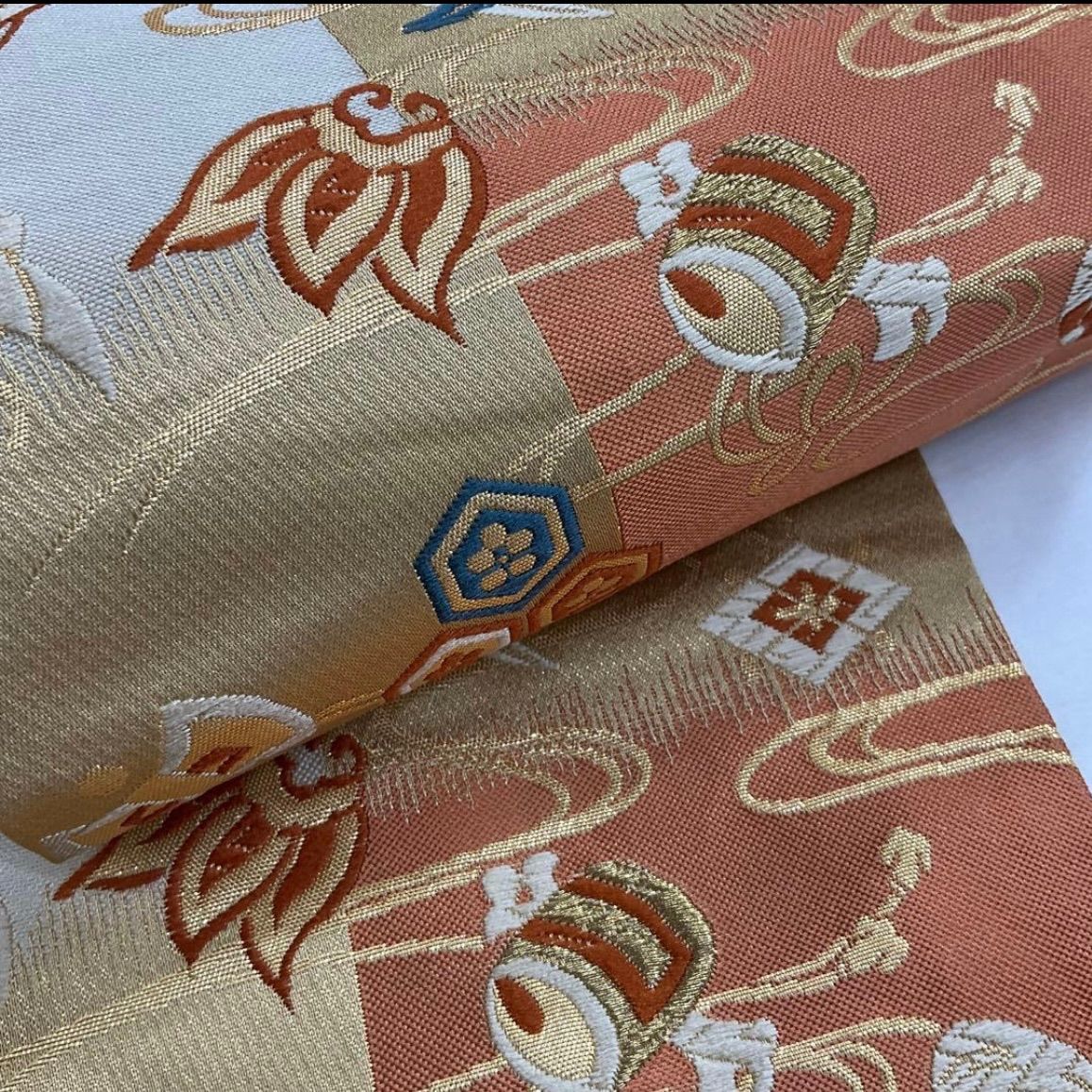 kimomo+one ○送料無料○kimonoarisa○美品○最高級西陣織唐織○手織り