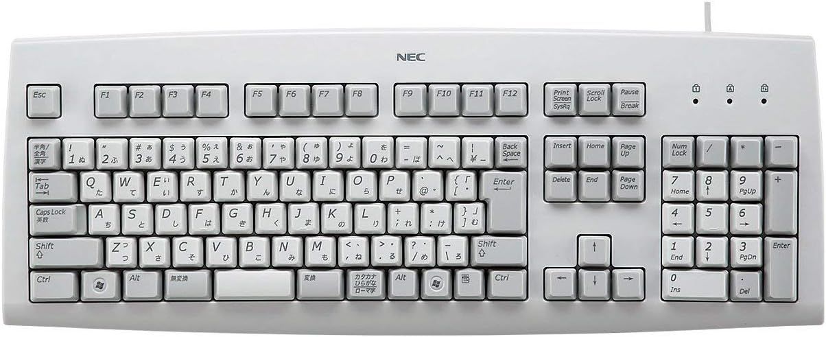 NEC 有線キーボード KU-1778 USB接続　3コまとめ売り NEC キーボード KU-1778 日本語配列 フルサイズ USB - メルカリ