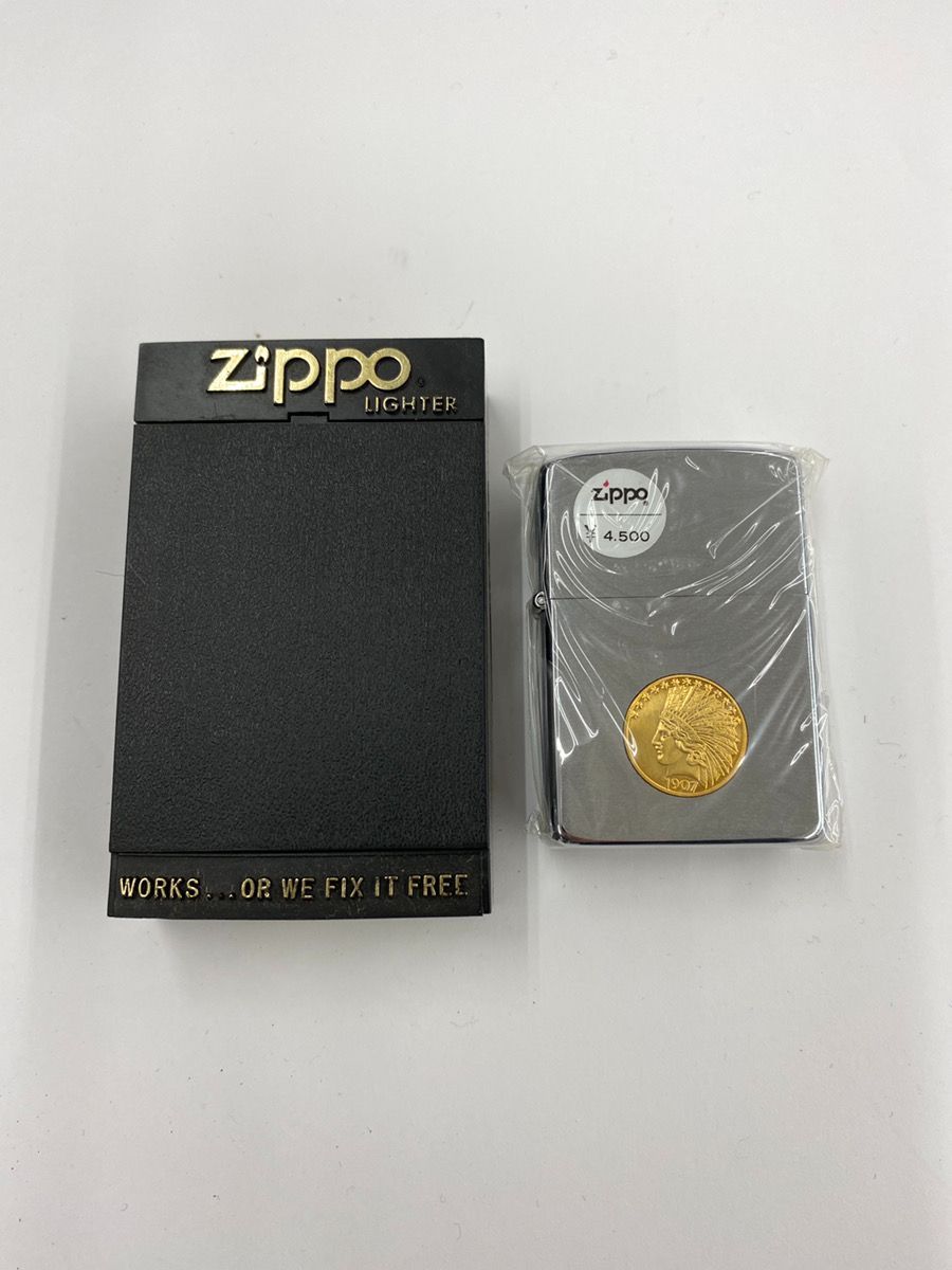 未着火品 Zippo 1987年製 1907コイン