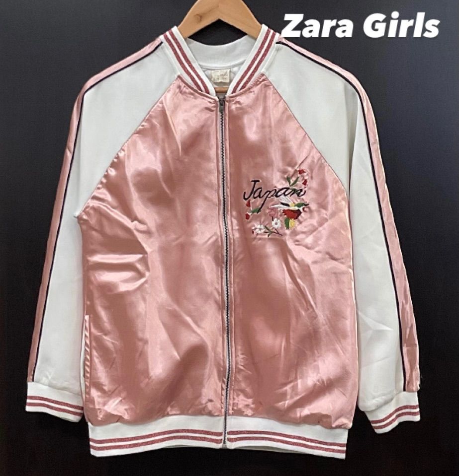Zara Girls ザラ ガールズ スカジャン 刺繍 鳥 Japan 沖縄 レディース