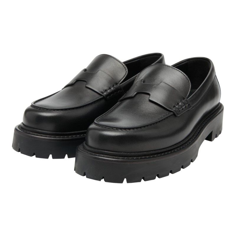 エルメス クレマン ローファー モカシン サイズ35 ブラック レザー エルメス クレマン ローファー モカシン サイズ35 ブラック レザー