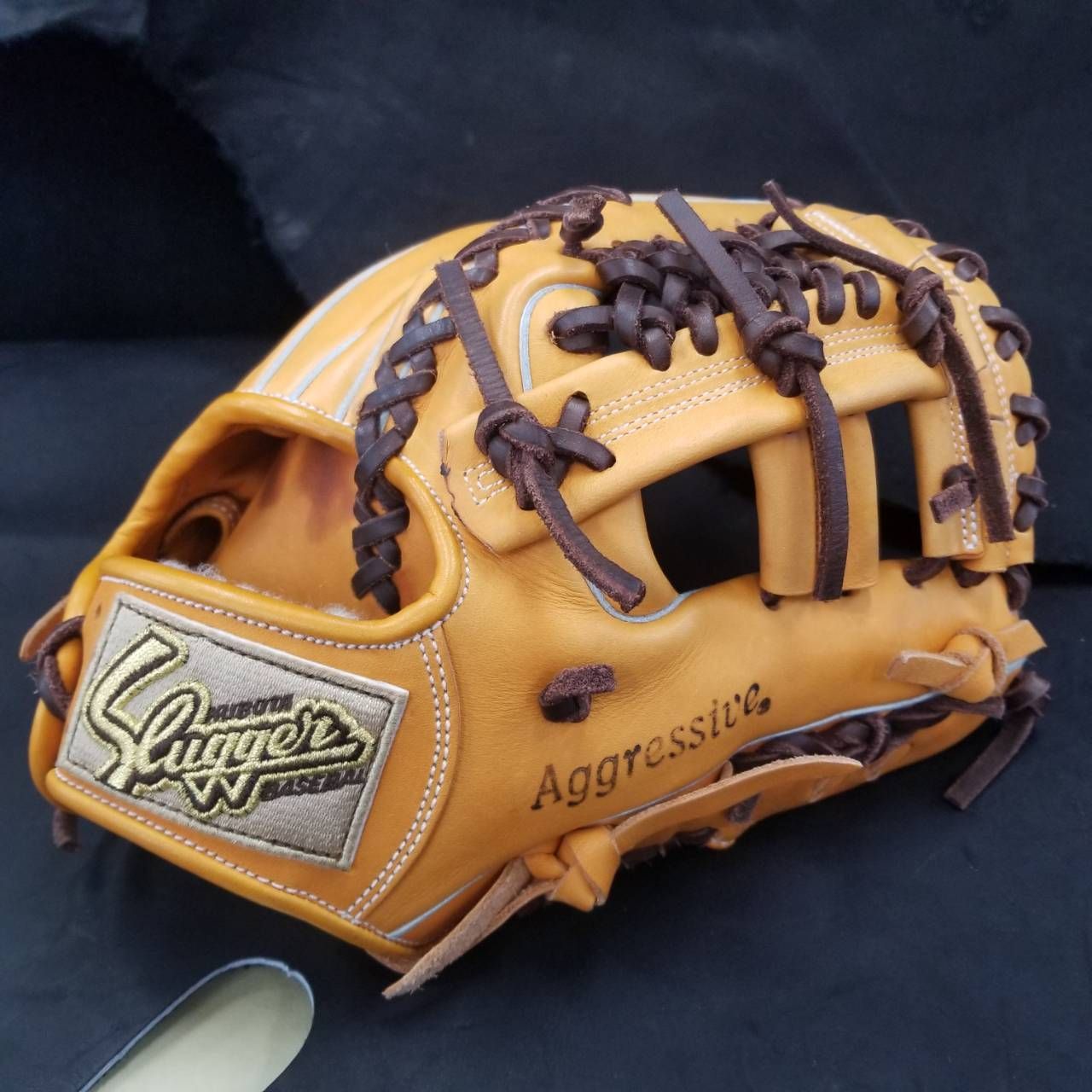 久保田スラッガー 軟式YH46 型付け済 紐交換アレンジ一品物 - メルカリ