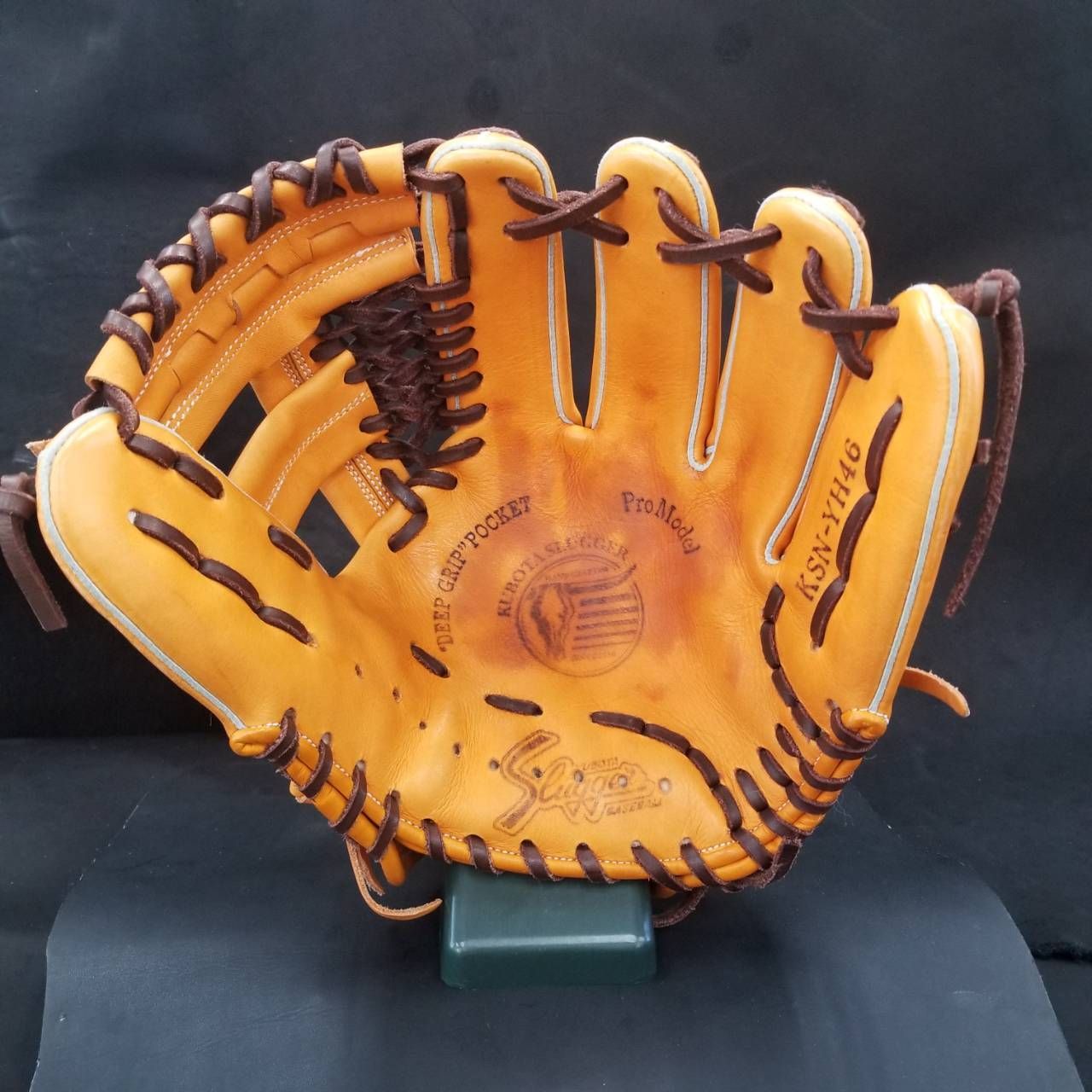 久保田スラッガー 軟式YH46 型付け済 紐交換アレンジ一品物 - メルカリ