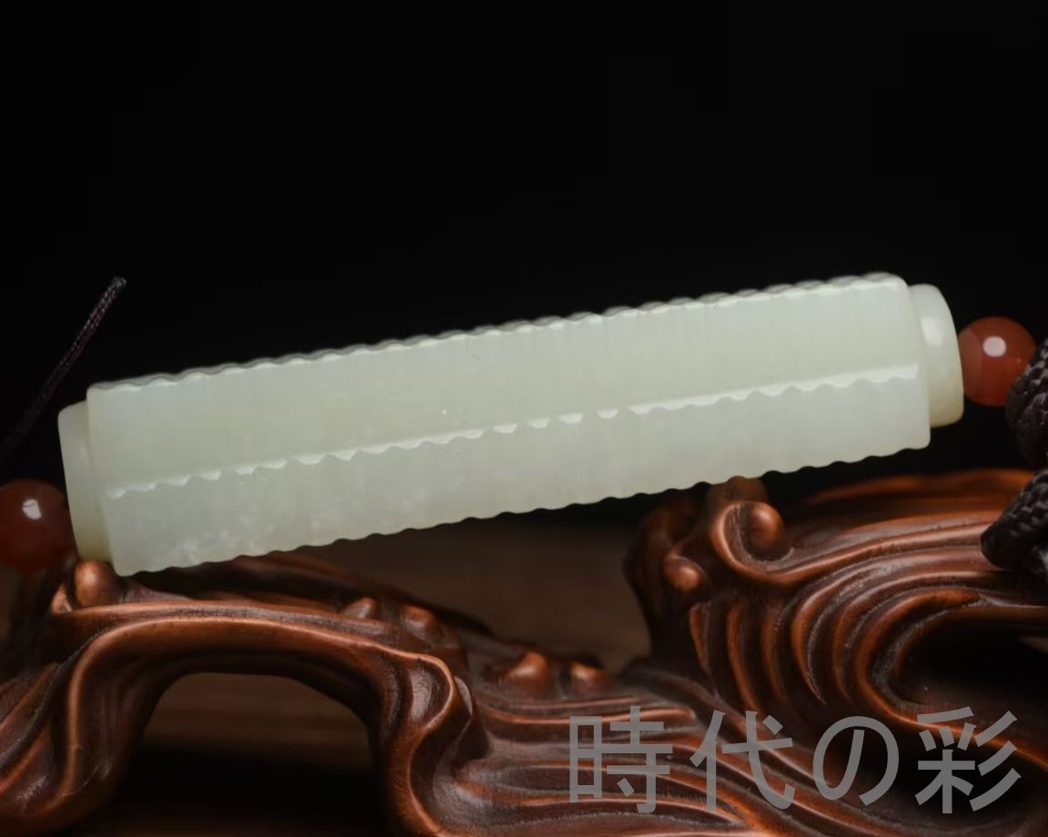 和田玉 象 天然石 老玉和田玉 清時代 古玉 中国古美術骨董 玉彫 掛物 中国古美術『和田玉 貴人佩 7.1cm』純手作り 原石 根付 時代物 白玉