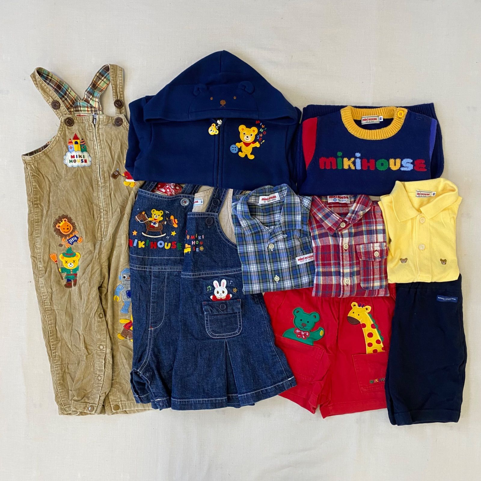  mikiHOUSE ミキハウス キッズ 子供 ベビー 32点 ロンパース パンツ ニット スキーウエア など その他 ベビー服(~95cm)