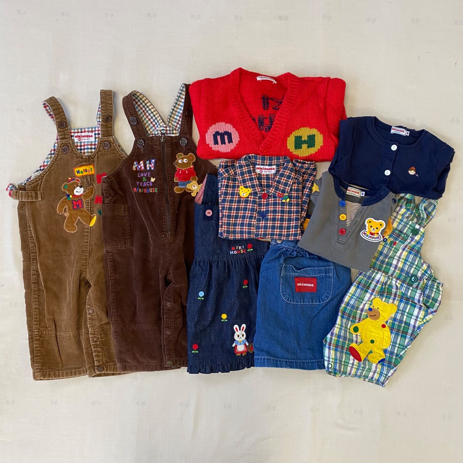 mikiHOUSE ミキハウス キッズ 子供 ベビー 32点 ロンパース パンツ ニット スキーウエア など