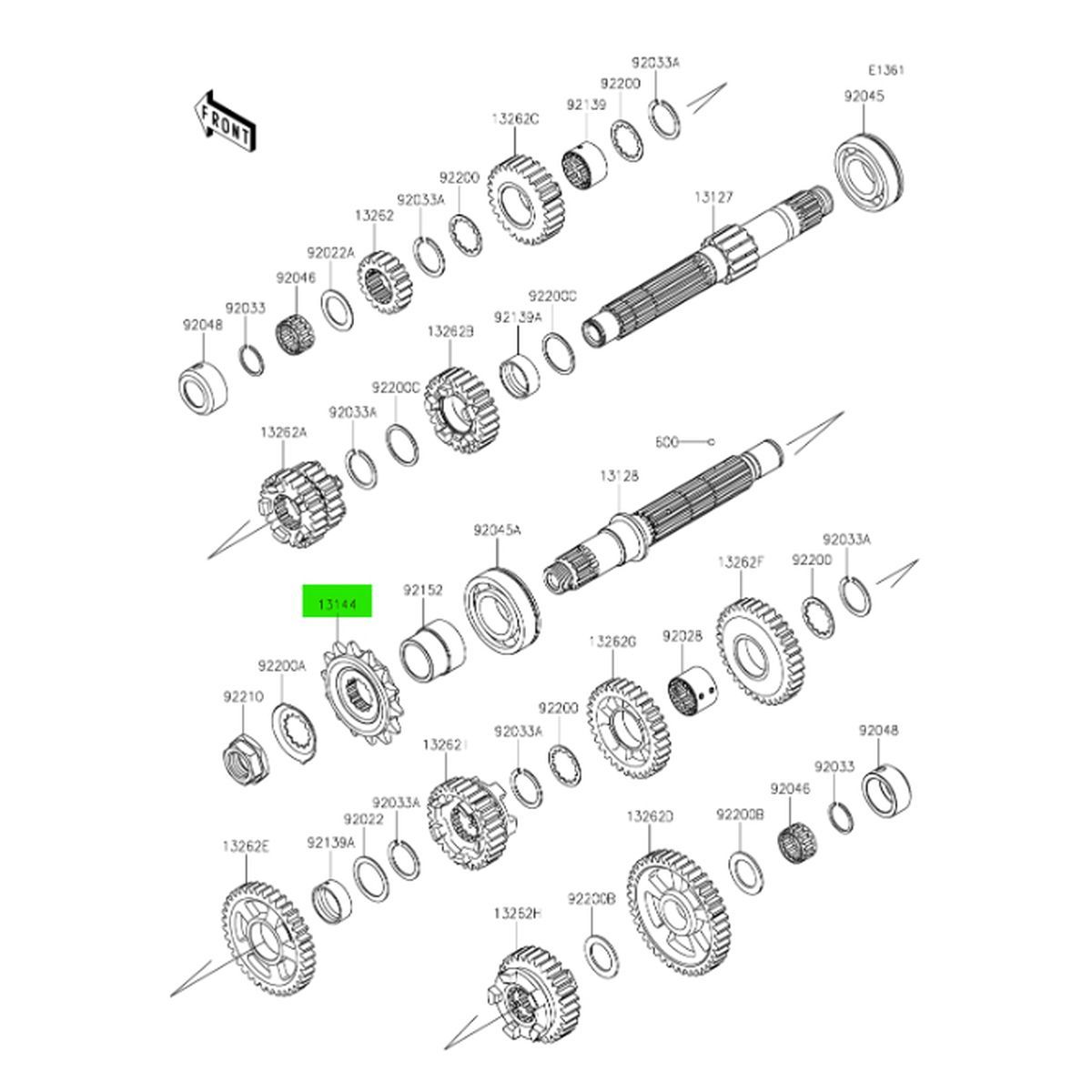 確認用 タイカワサキ純正 ニンジャ Ninja250 ZX-25R SE ZX-4R SE ZX-4RR Z250