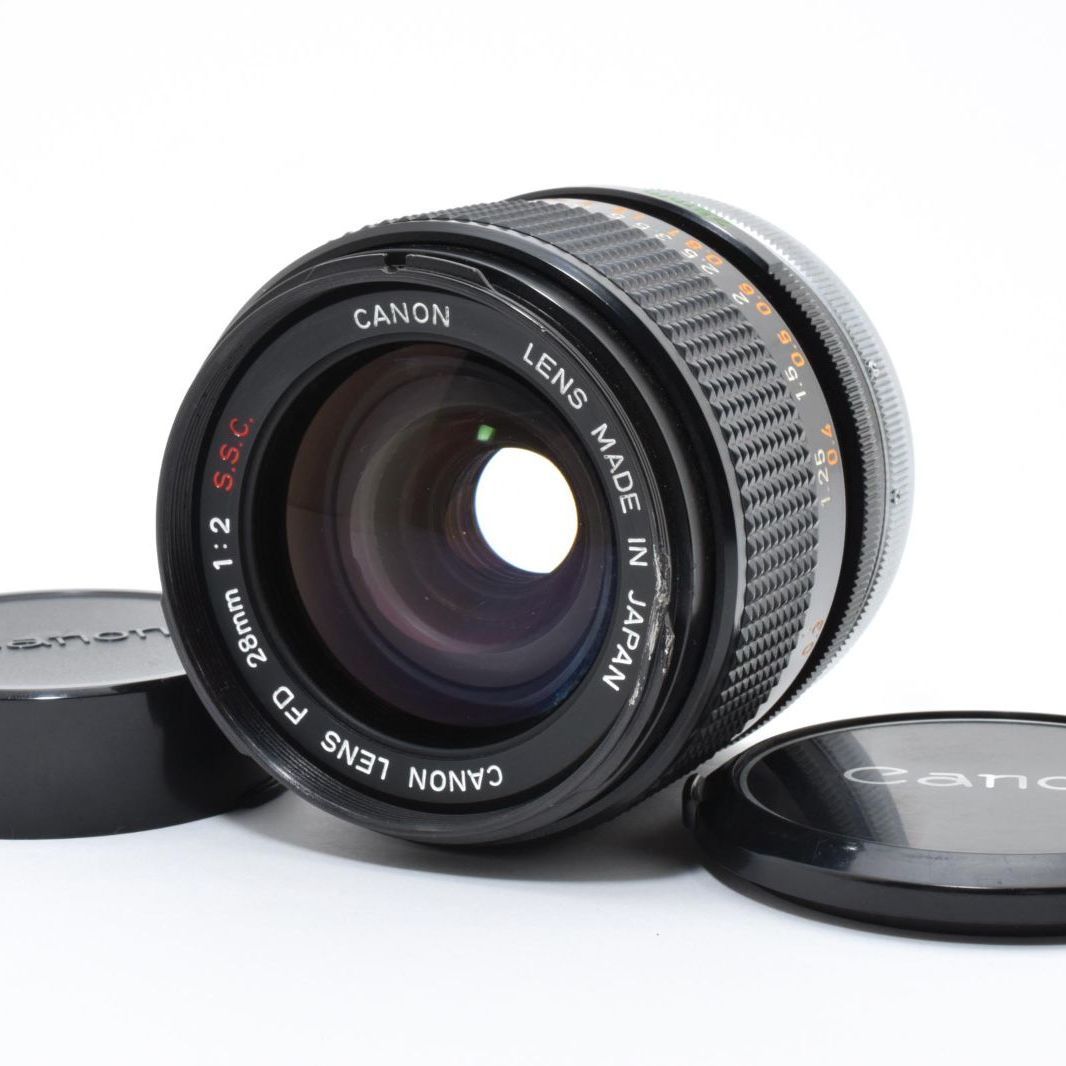 Canon FD 28 mm F 2 S.S.C 広角 MFレンズ 名玉