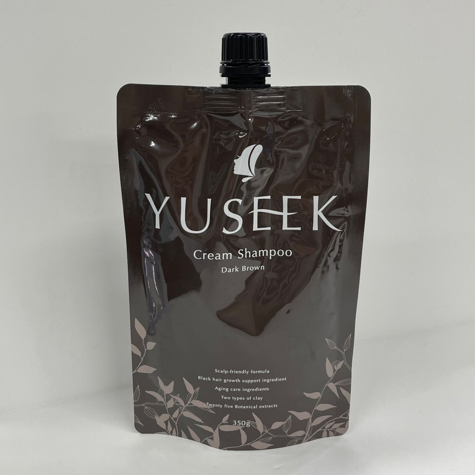 M2866 K YUSEEK ユーシーク クリームシャンプー ダークブラウン 350g