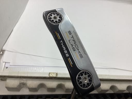 オデッセイ STROKE LAB THREE 34インチ パター PT フレックスその他 メンズ 男性用 右利き 右用 Dランク ゴルフクラブ