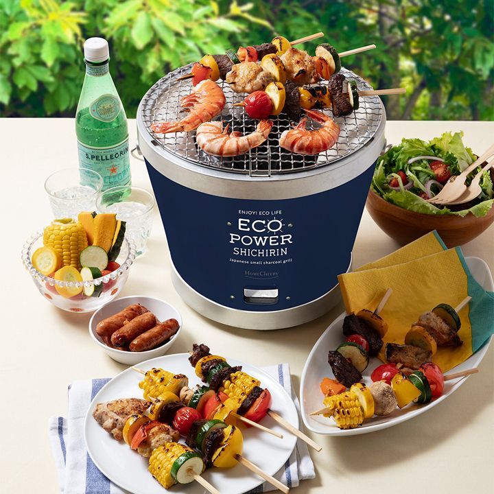 homecheery セラミック 七輪 バーベキュー BBQ アウトドア キャンプ