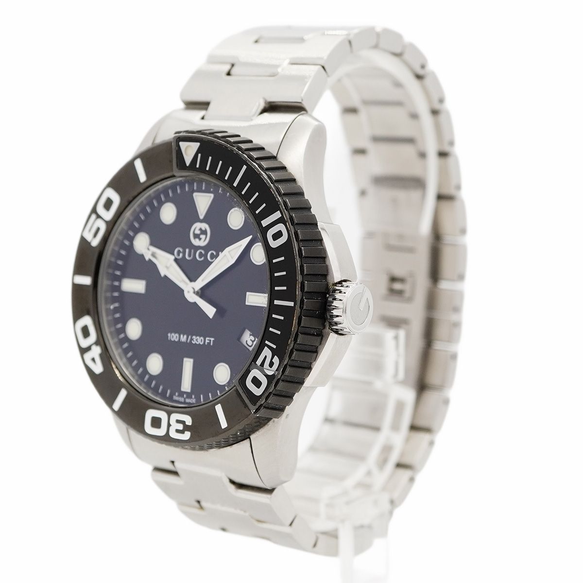 5 wwp 0037 グッチ Gタイムレス 126 2 黒文字盤 腕時計 メンズ