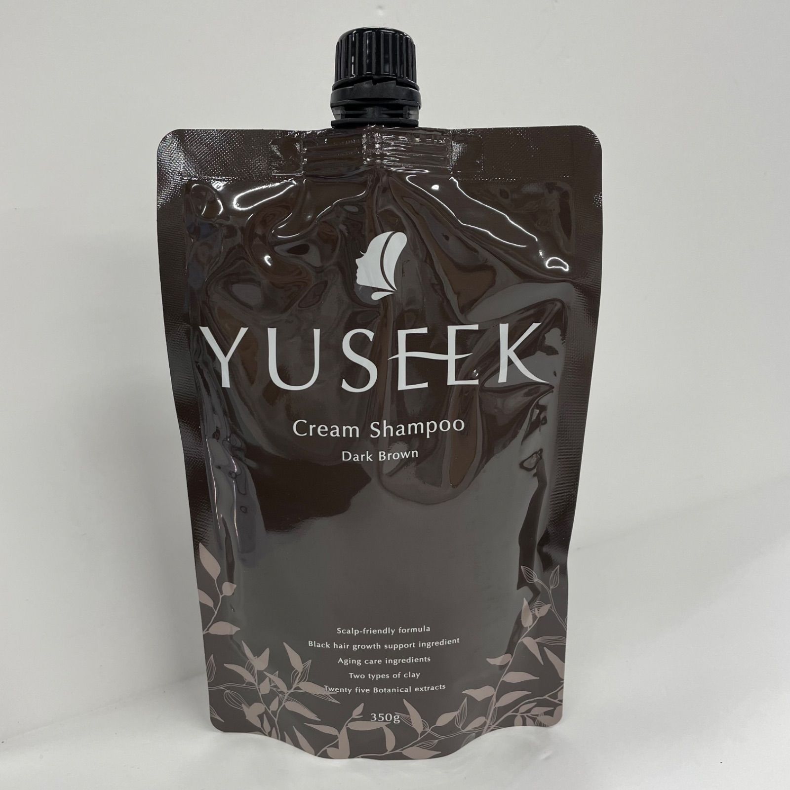 M2867 K YUSEEK ユーシーク クリームシャンプー ダークブラウン 350g