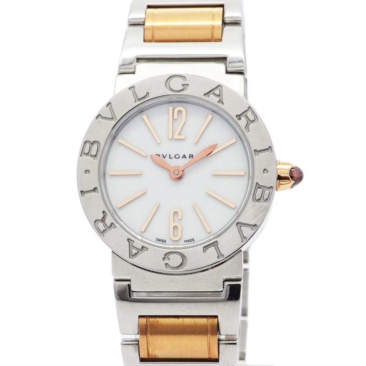 5 wwp 0063 ブルガリ ブルガリブルガリ BBL 26 S 白文字盤 腕時計 レディース