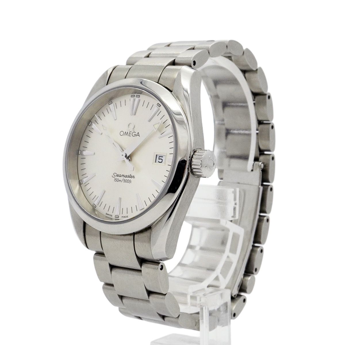 5 wwp 0080 オメガ シーマスター 2517 30 シルバー文字盤 腕時計 メンズ