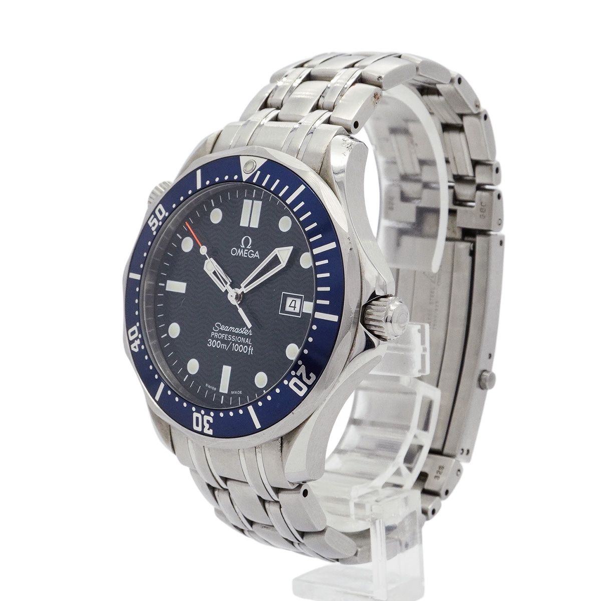 5 wwp 0081 オメガ シーマスター 2541 80 ネイビー文字盤 腕時計 メンズ