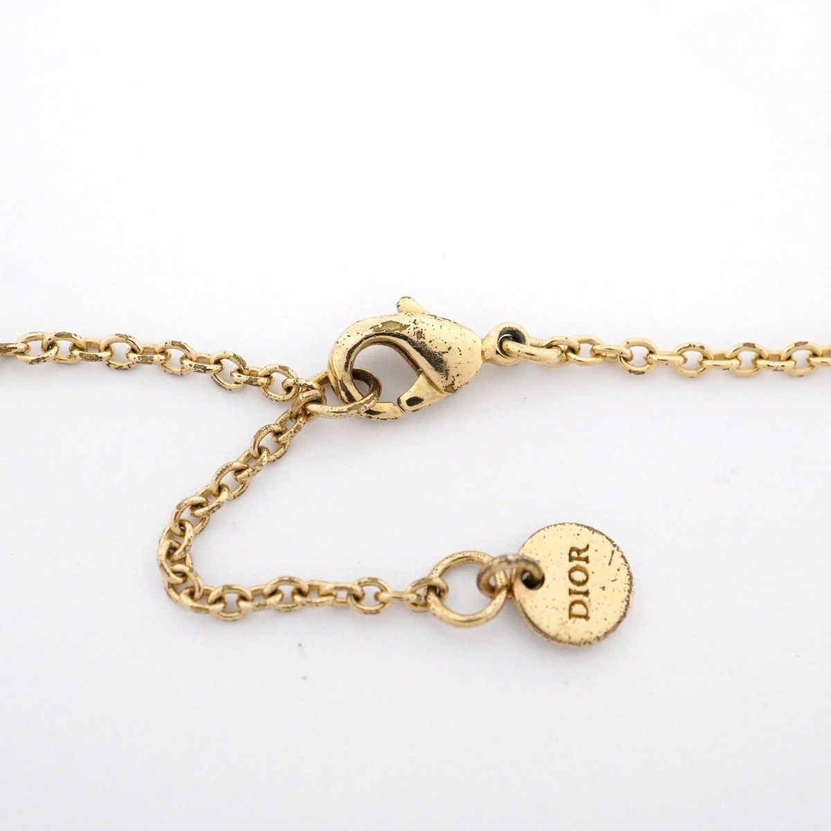 5jpb0025】クリスチャンディオール ブレスレット CDロゴ GPメッキ
