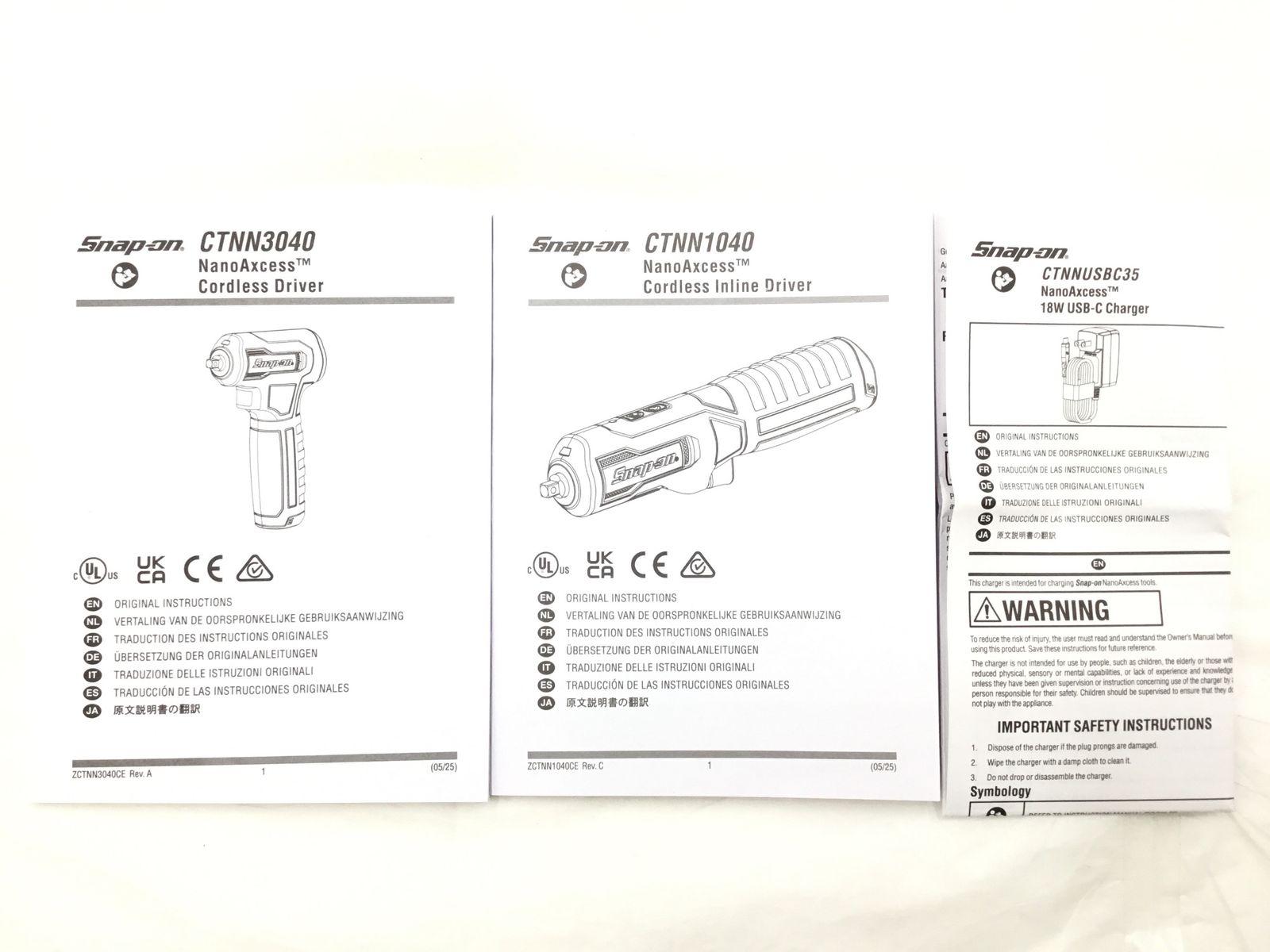 ♥ ○Snap-on|スナップオン 1|4ナノアクセスツールキット コードレスドライバ エコツー M 02