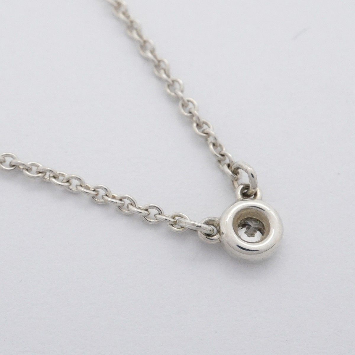 5jpb0027】ティファニー ネックレス バイザヤード 1PD シルバー925