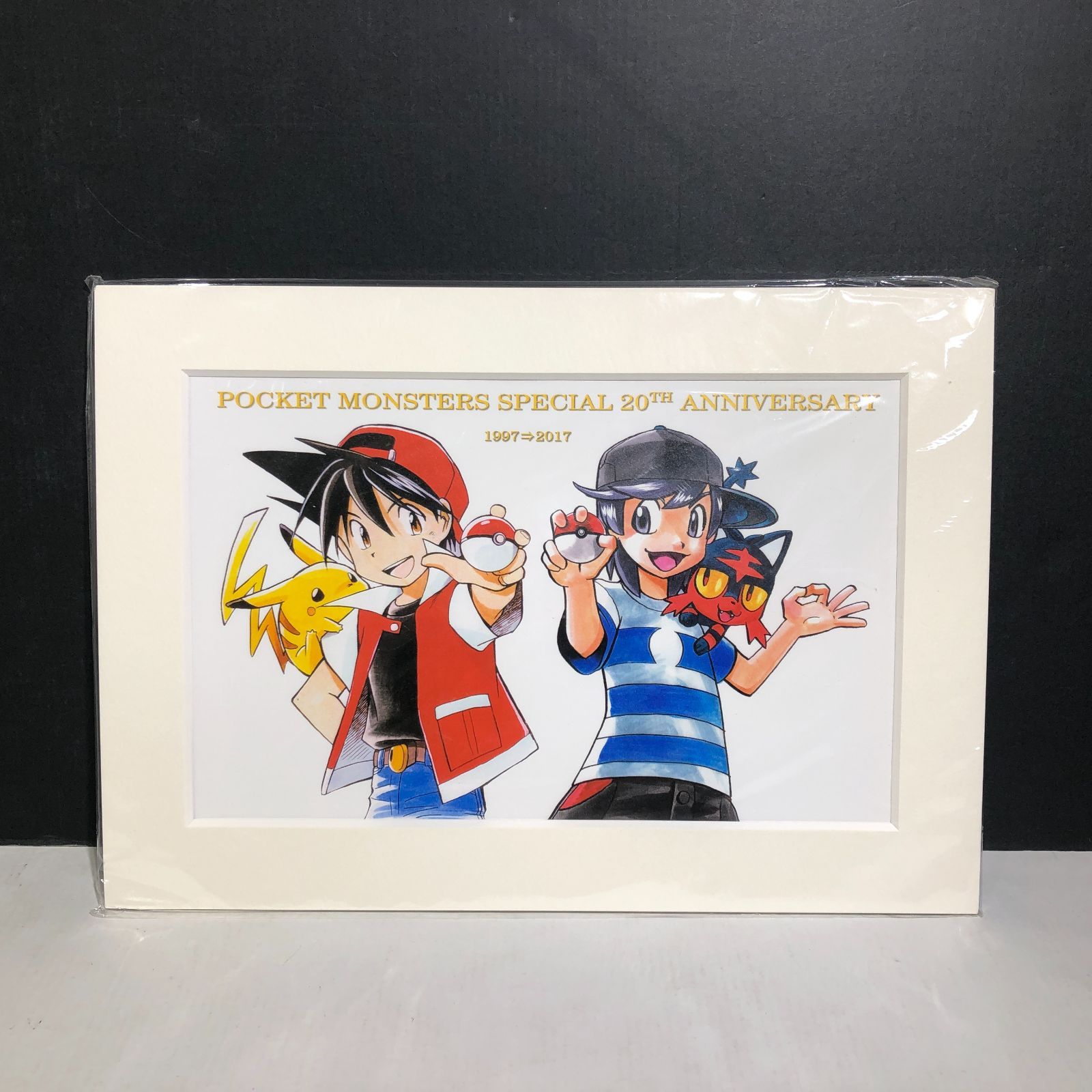 ポケSPedia 限定豪華版特典色紙【新品未開封】 城東56-155】ポケSPedia ポケスペ 20thアニバーサリー 紙製額縁付き