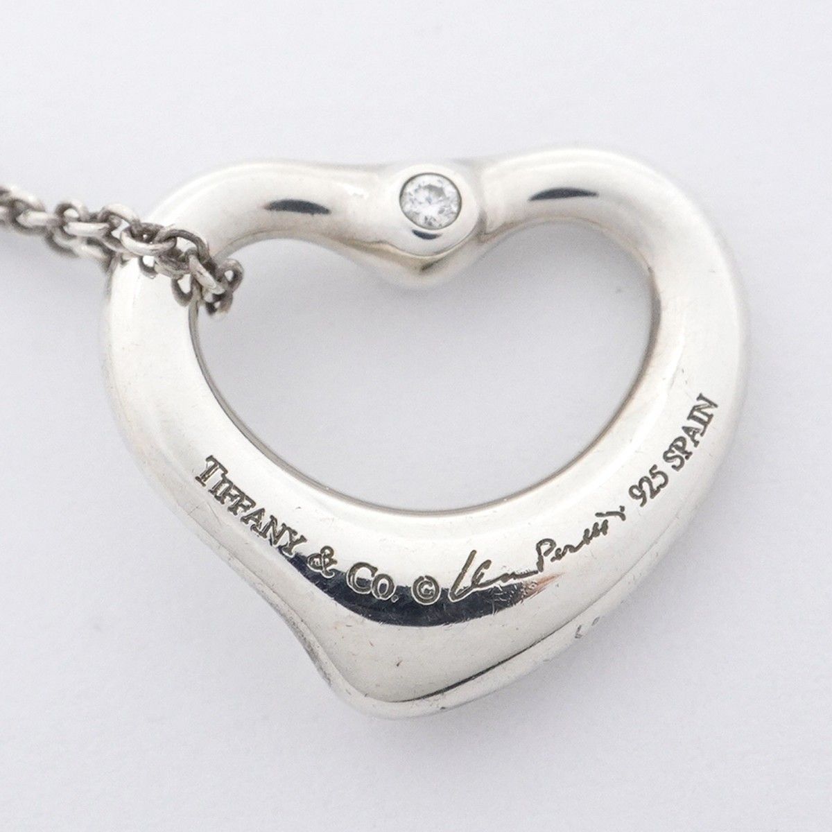 5jpb0044】ティファニー ネックレス オープンハート シルバー925