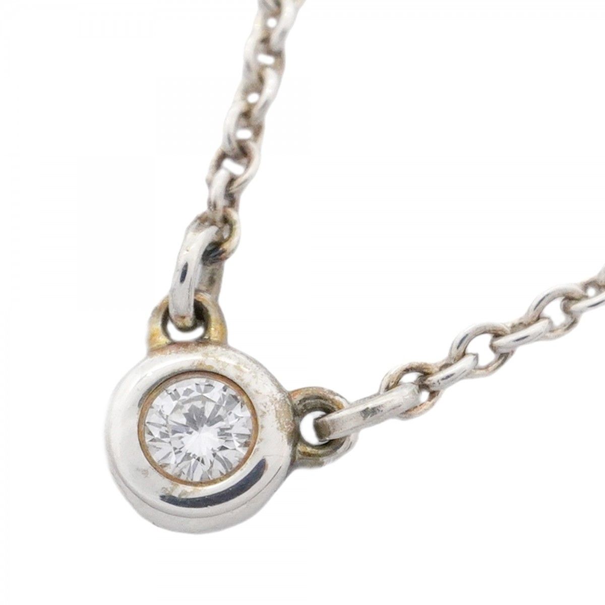 5jpb0047】ティファニー ネックレス バイザヤード 1PD シルバー925