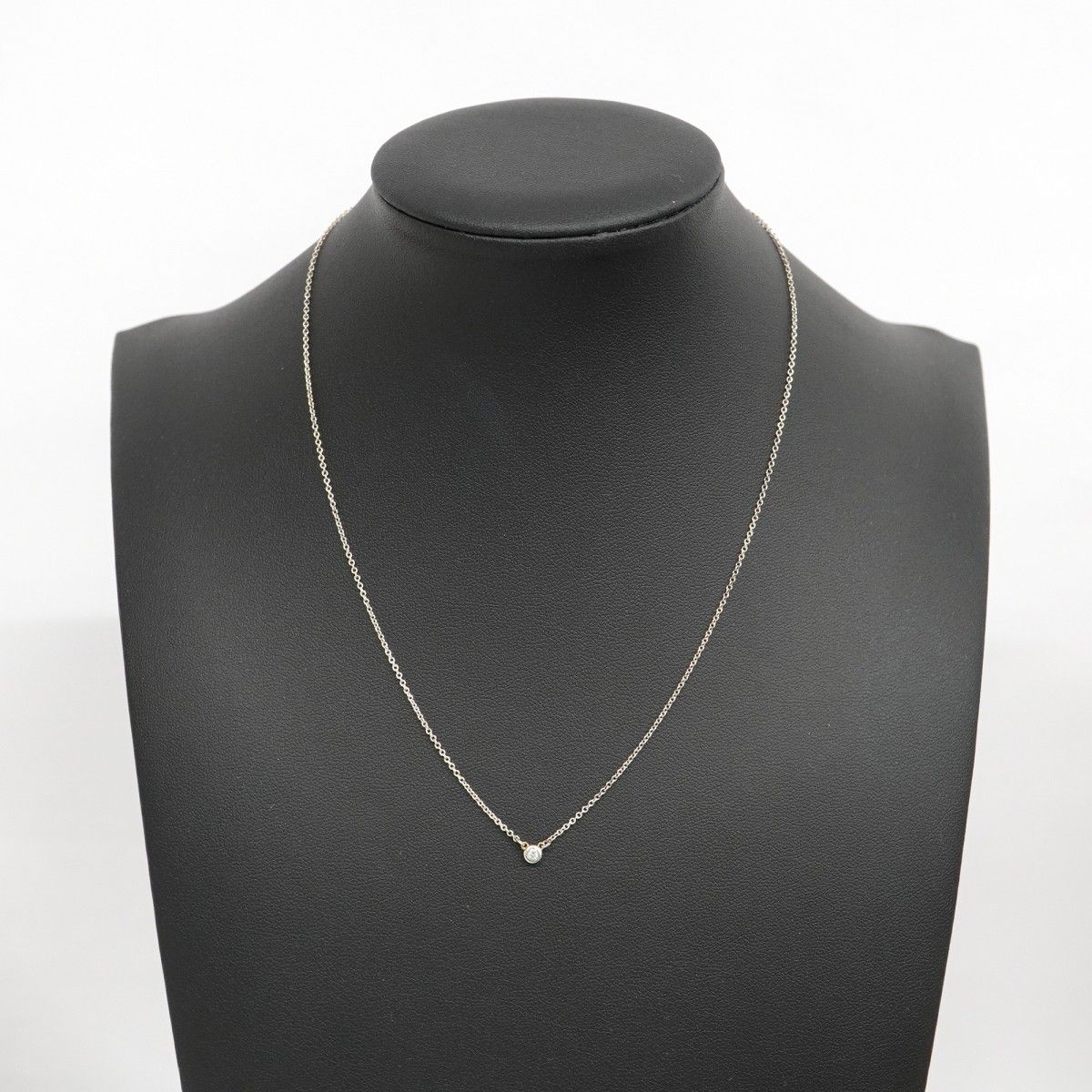 5jpb0047】ティファニー ネックレス バイザヤード 1PD シルバー925