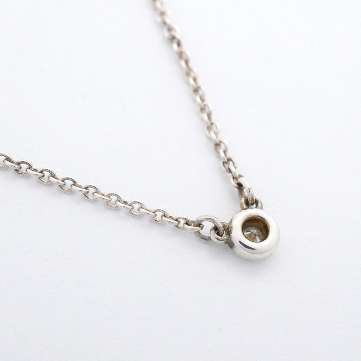 5jpb0047】ティファニー ネックレス バイザヤード 1PD シルバー925