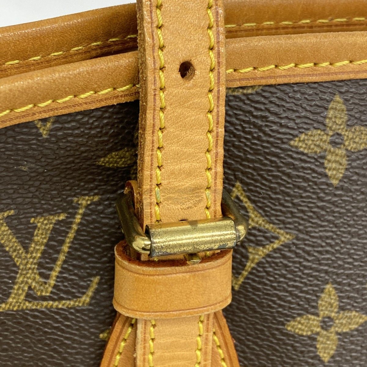 5pa1139】ルイヴィトン トートバッグ モノグラム バケットPM M42238