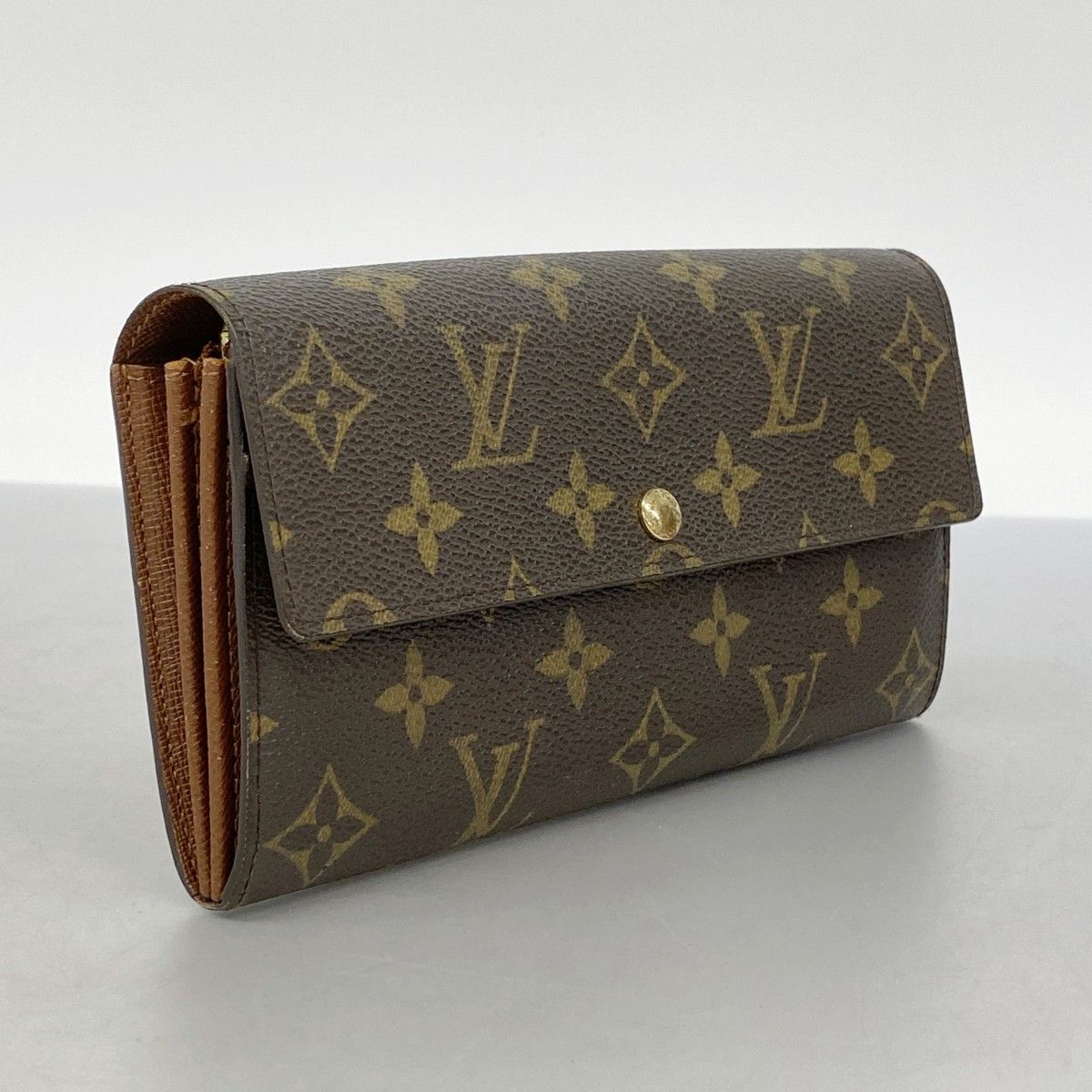 5pa1227-h】ルイヴィトン 長財布 モノグラム ポシェットポルトモネ