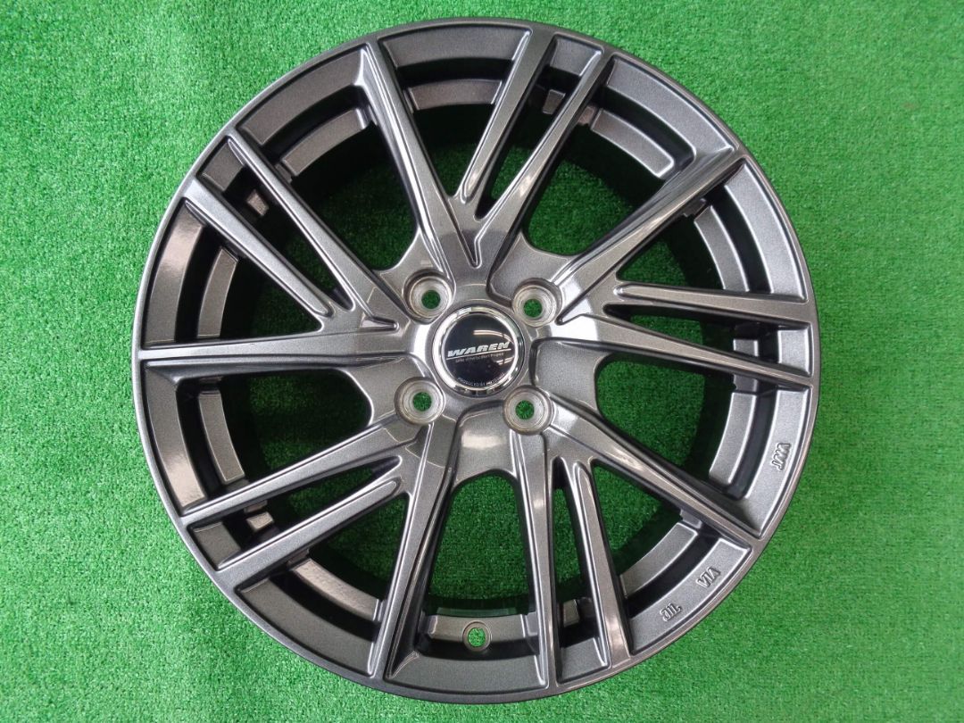 6 J 16インチ 4 H 100 45 WAREN W 06 ヴァーレン 社外 アルミ ホイール 4本 ロッキー ライズなどに
