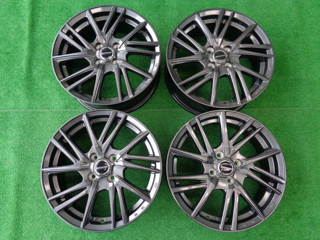 6 J 16インチ 4 H 100 45 WAREN W 06 ヴァーレン 社外 アルミ ホイール 4本 ロッキー ライズなどに