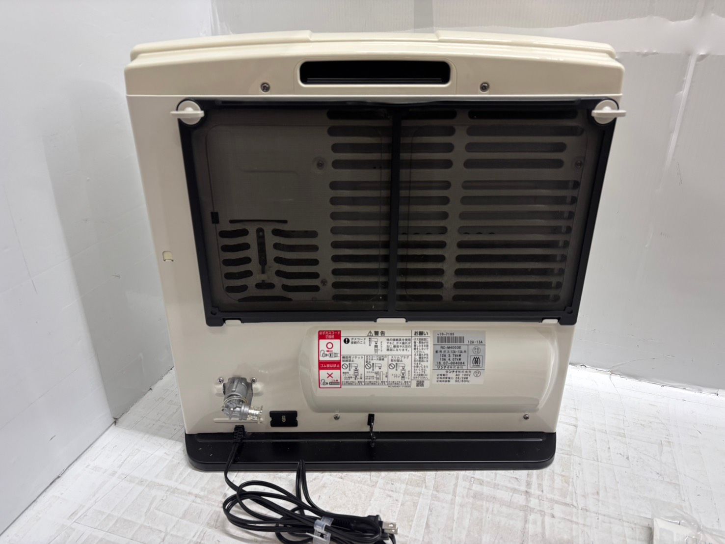 h10389 リンナイ ガスファンヒーター RC-M4003E 都市ガスホース付