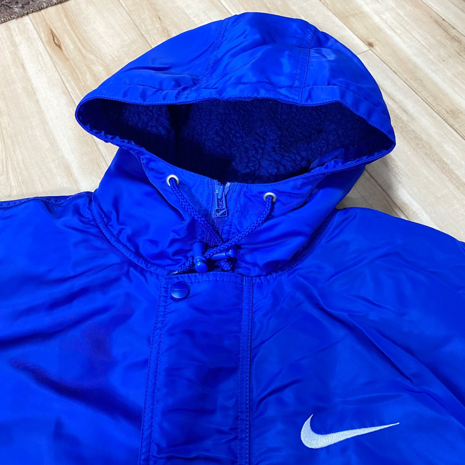 NIKEナイキ ベンチコート サイン入り 銀タグ 90s サッカー サイズL