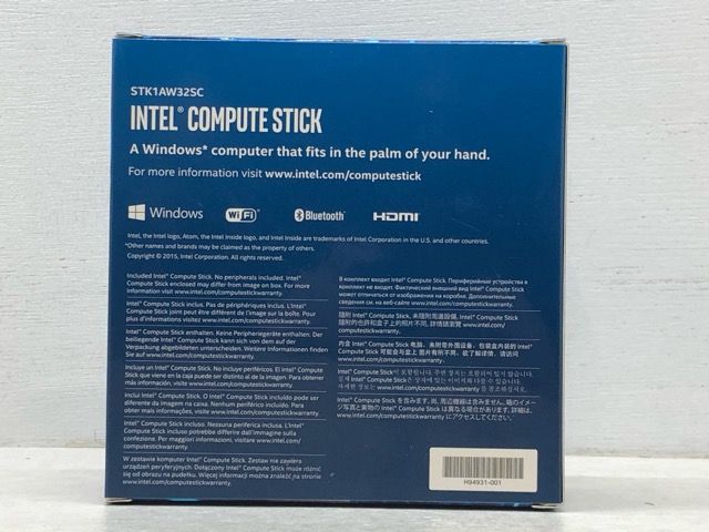 インテル スティック型コンピューター Compute Stick P 3964-008 162