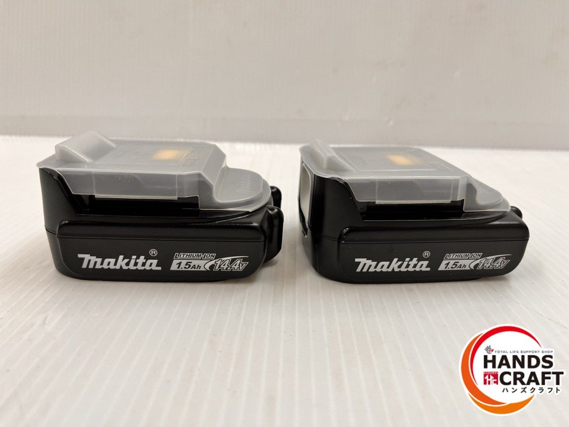 セット マキタ makita 14 4 V リチウムイオンバッテリー BL 1415 N 1 5 Ah 充電回数4回 5回 品
